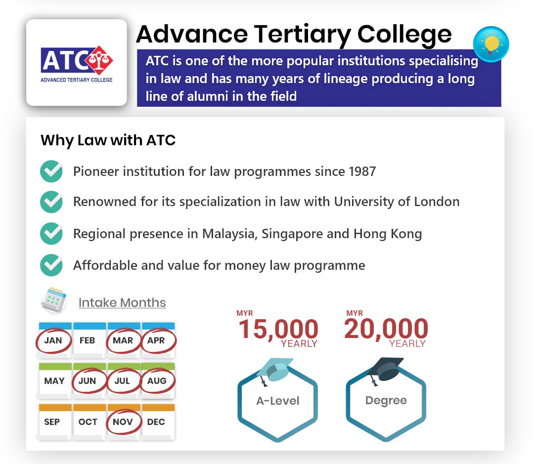 Why study law at advance tertiary college